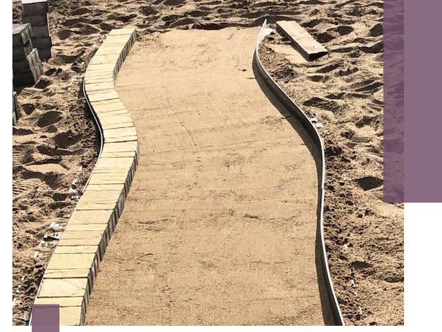 Металлические бордюры для тротуаров в Клинцах — прочные и долговечные