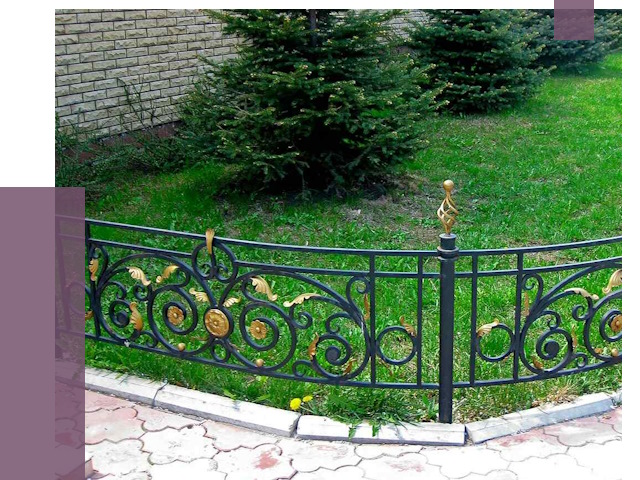 Кованые газонные ограждения в Клинцах от 7745 руб. — ПРОЛЁТ-Клы