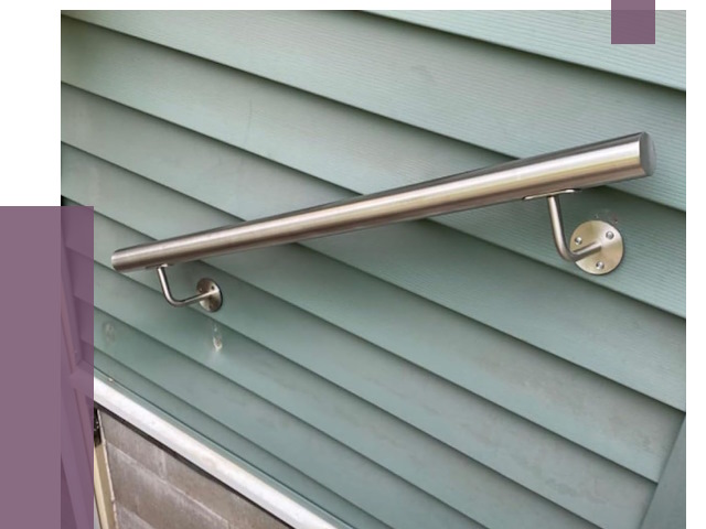 Поручни из нержавеющей стали в Клинцах от 7797 руб.  | ПРОЛЁТ-Клы