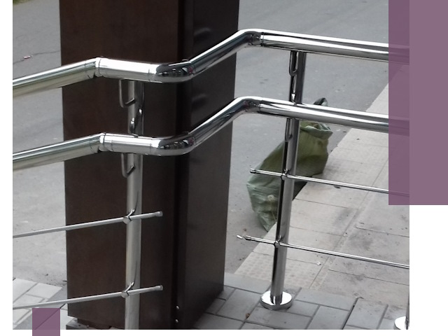 Монтаж поручней из нержавеющей стали в Клинцах качественно и быстро